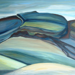 Artist: Natalie Findlay, Title: Northland Landscape, Media: Oil on board, Size: 84 x 59