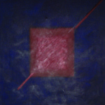 Artist: Vera Jamieson, Title: Shaft (1978), Media: Oil on canvas, Size: 101 x 96 cm