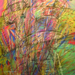Artist: Phillipa Blair, Title: Bones of Culture #2, Media: Pastel on paper, Size: 82 x 59 cm